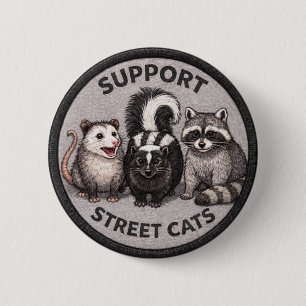 Straßenkatzen Button