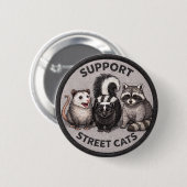 Straßenkatzen Button (Vorne & Hinten)
