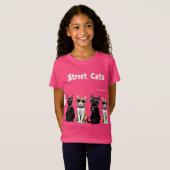 Straßenkatzen T-Shirt (Vorne ganz)
