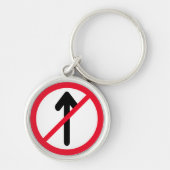 Straßenkennzeichen | Premium-Schlüsselanhänger Schlüsselanhänger (Vorne)