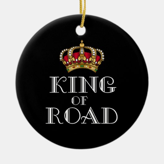 Straßenkönig Keramik Ornament (Vorne)