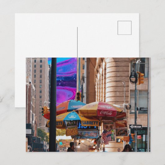 Straßenkost Postkarte (Vorne/Hinten)