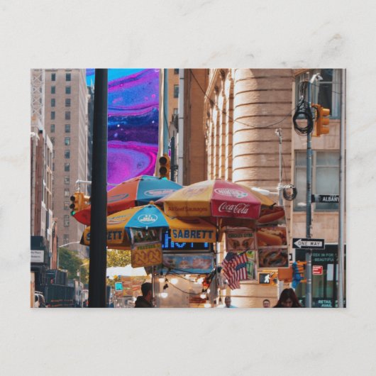 Straßenkost Postkarte (Vorderseite)