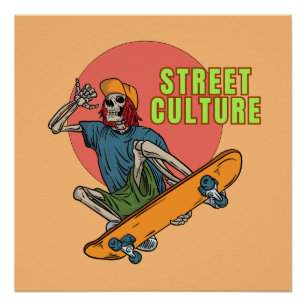 Straßenkultur Poster