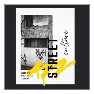 Straßenkultur Urbanes Ästhetik Monochrome Fotograf Fotodruck