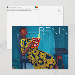 Straßenkunst, Cotonou, Benin Reise-Postkarte Postkarte