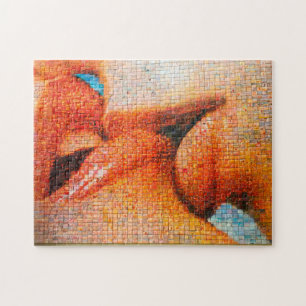 Straßenkunst.Gotisches Viertel Barcelona Puzzle