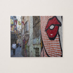Straßenkunst in der Calle de la Libertad Puzzle