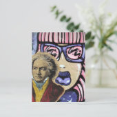 Straßenkunst Postkarte (Stehend Vorderseite)