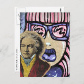 Straßenkunst Postkarte (Vorne/Hinten)