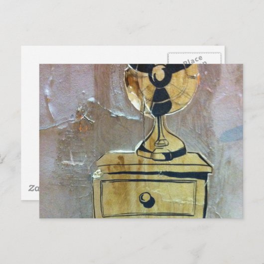 Straßenkunst Postkarte (Vorne/Hinten)