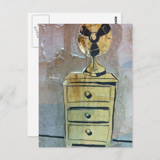 Straßenkunst Postkarte (Vorne/Hinten)