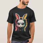 Straßenkunst Punk Kaninchen Stil Männer T - Shirt (Vorderseite)