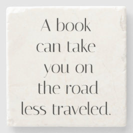 Straßenlahmerer Untersetzer aus Marmorstein