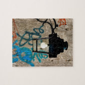 Straßenlampe und Graffiti Puzzle (Horizontal)
