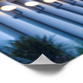 Straßenlampen in der Nacht, Deutschland Poster (Ecke)