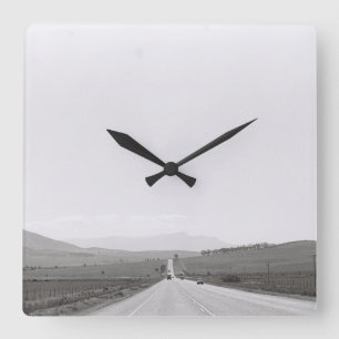 Straßenlandschaft Kodak Film Bild Uhr