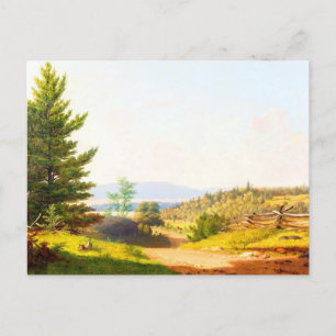 Straßenlandschaft von Sanford Robinson Gifford Postkarte
