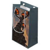 Straßenlaterne kleine geschenktüte (Rückseite Schrägansicht)