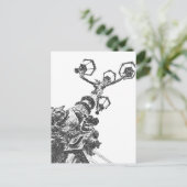 Straßenlaterne postkarte (Stehend Vorderseite)