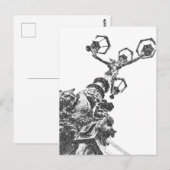 Straßenlaterne postkarte (Vorne/Hinten)