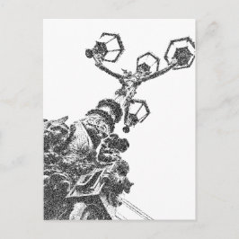 Straßenlaterne  postkarte