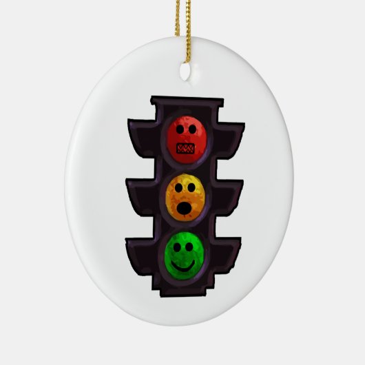 Straßenlaterne-Stimmungen Keramikornament (Rechts)