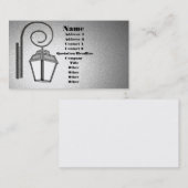 Straßenlaterne Visitenkarte (Vorne/Hinten)