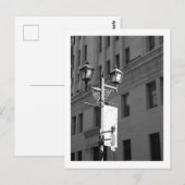 Straßenlaternen in Tokio: Ginza Postkarte (Vorne/Hinten)