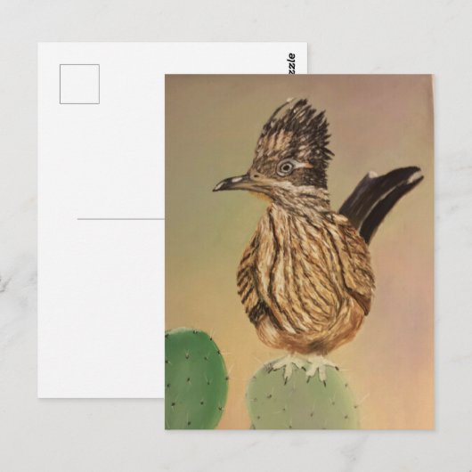 Straßenläufer Postkarte (Vorne/Hinten)