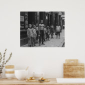 Straßenleben Poster (Küche)