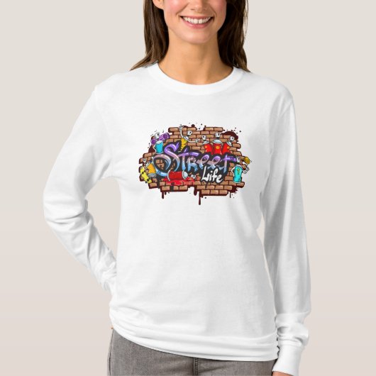 Straßenleben T-Shirt (Vorderseite)