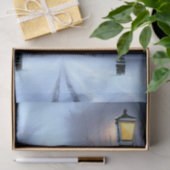 Straßenleuchten leuchten im Winter Wonderland Seidenpapier (Geschenk)