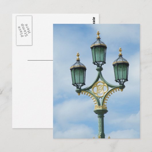 Straßenleuchten Postkarte (Vorne/Hinten)