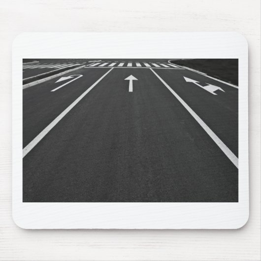 Straßenlinien Mousepad (Vorne)