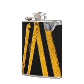 Straßenmarkierungslinien - Cool - Spaß Flachmann (Links)