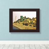 Straßenmitte Leinwanddruck (Insitu (Holzboden))