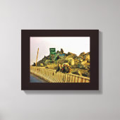 Straßenmitte Leinwanddruck (Vorderseite)