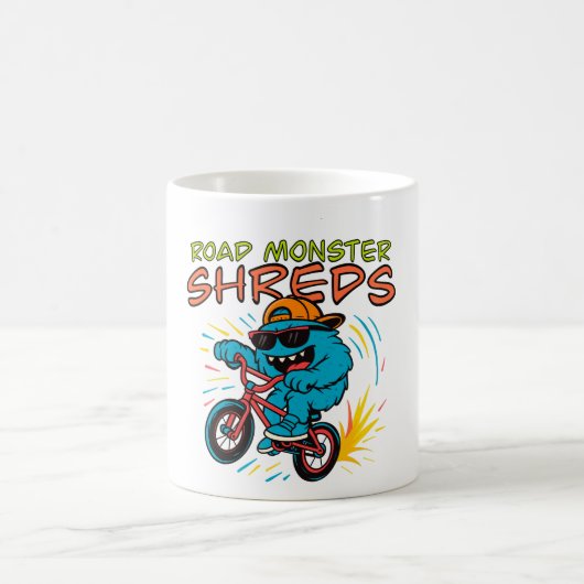 Straßenmonster-Shred Kaffeetasse (Mittel)