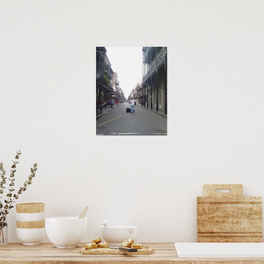 Straßenmusiker Poster (Küche)