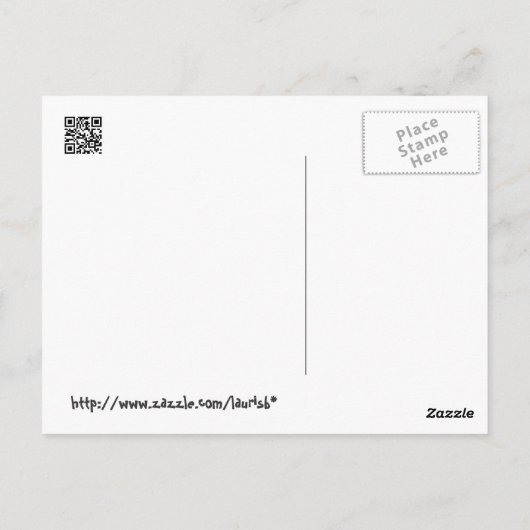 Straßenmusiker Postkarte (Rückseite)