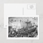 Straßenparade in Deadwood, SD Fotografie Postkarte (Vorne/Hinten)