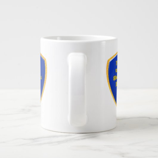 Straßenpatrouillenreferent Jumbo-Tasse (Rückseite)