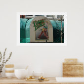 Straßenplatz Poster (Küche)