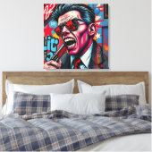 Straßenprediger Leinwanddruck (Insitu (Schlafzimmer))