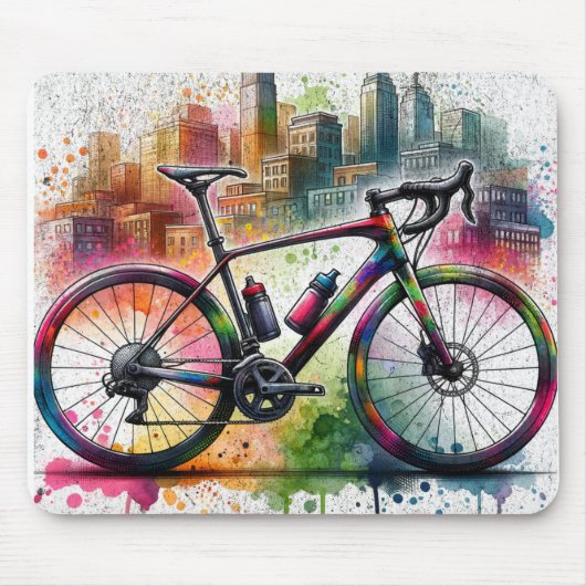 Straßenrad-Mauspad Mousepad (Vorne)