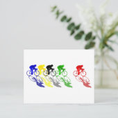 Straßenrad-Racing-Rad Postkarte (Stehend Vorderseite)