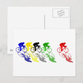 Straßenrad-Racing-Rad Postkarte (Vorne/Hinten)