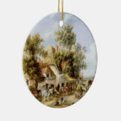 Straßenrand-Gasthaus Keramikornament (Rechts)