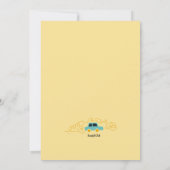 Straßenreise zur Uni Einladung (Rückseite)